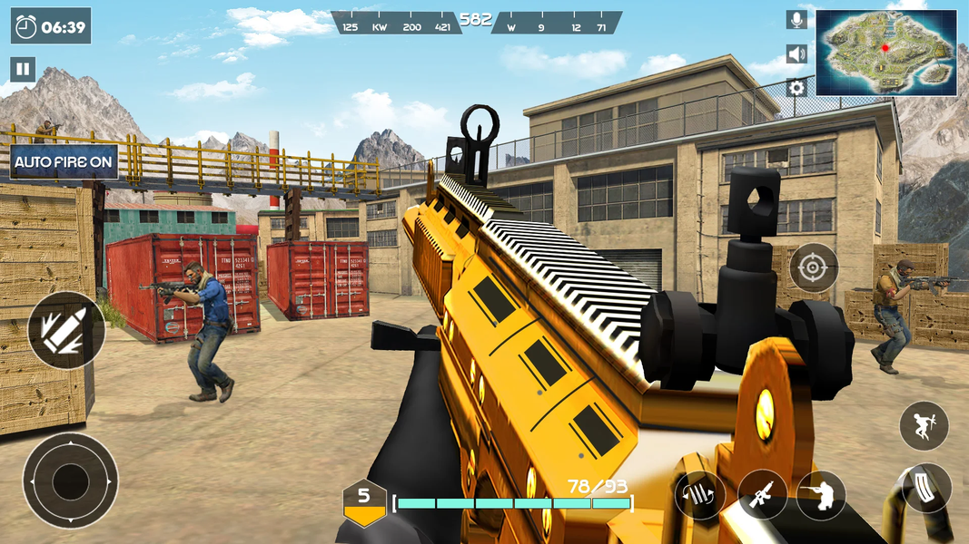 Fps Gun Shooting games IGI ops - Gameplay image of android game