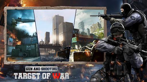 Gun and Shooting: Target war - Gameplay image of android game