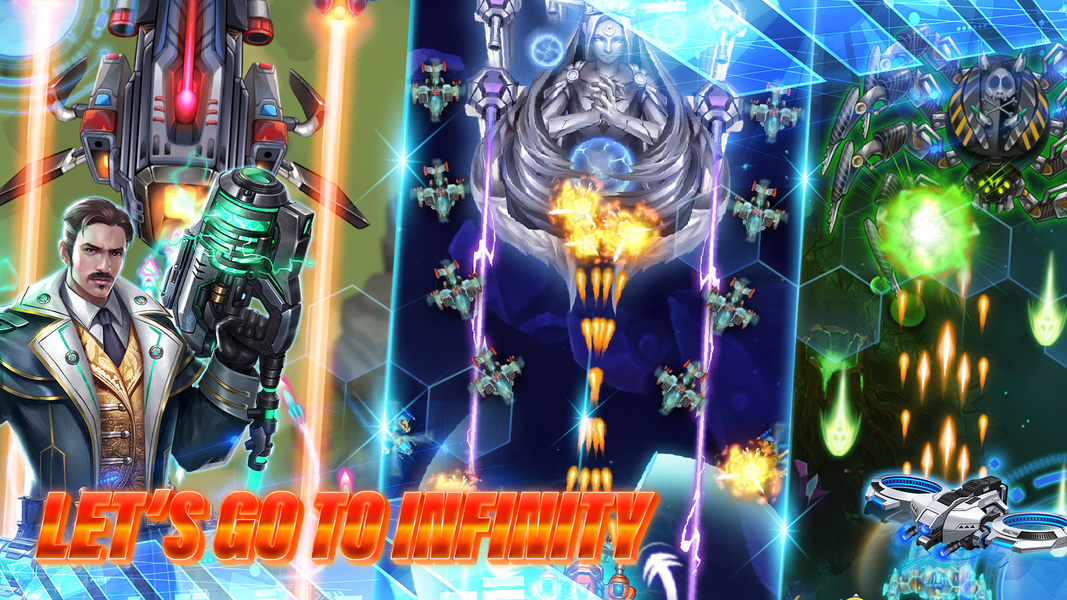 Galaxy Shooter Space Squad - عکس بازی موبایلی اندروید