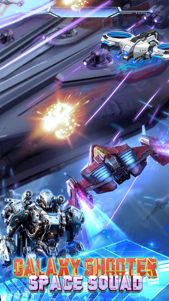 Galaxy Shooter Space Squad - Gameplay image of android game