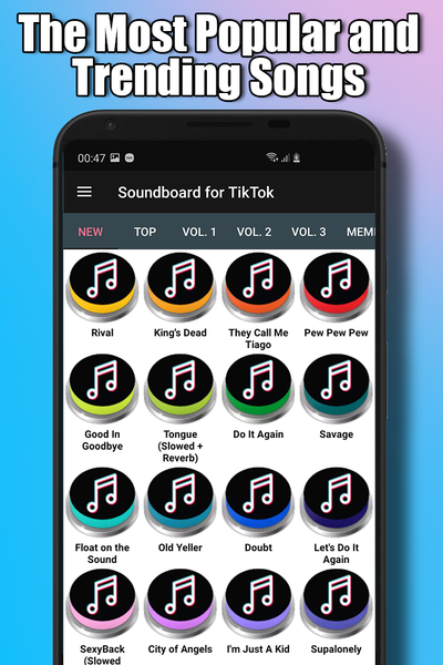 TikSong - Popular and Trending - عکس برنامه موبایلی اندروید