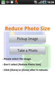 Reduce Photo Size - عکس برنامه موبایلی اندروید