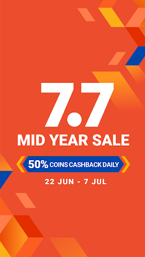 Shopee: 7.7 Mid Year Sale - عکس برنامه موبایلی اندروید