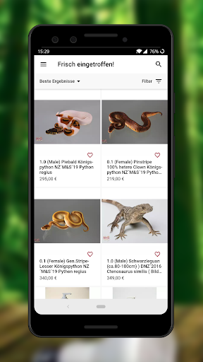 M&S Reptilien. Der Terraristik - Image screenshot of android app