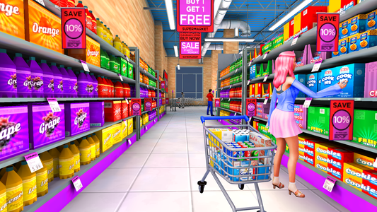 Play Supermarket Grocery Shopping Game