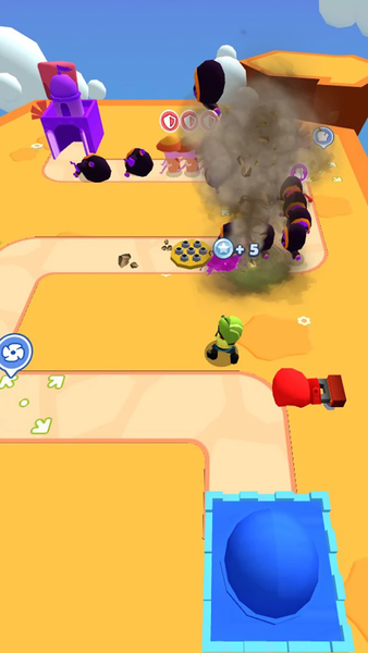 Shoot Defense 3D (2022) - Gameplay image of android game