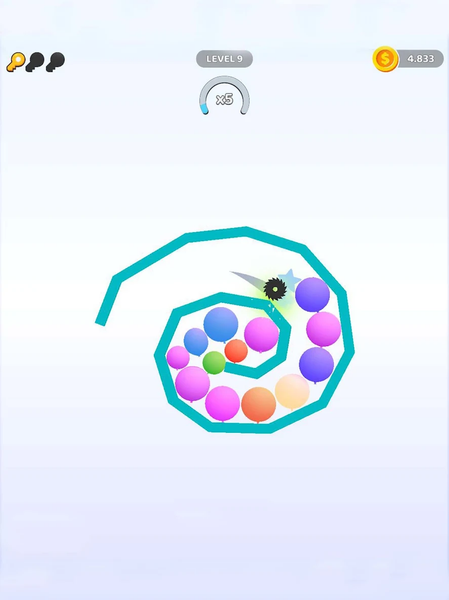 Bounce and pop - Puff Balloon - Gameplay image of android game