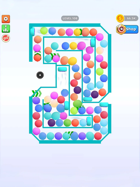 Bounce and pop - Puff Balloon - Gameplay image of android game