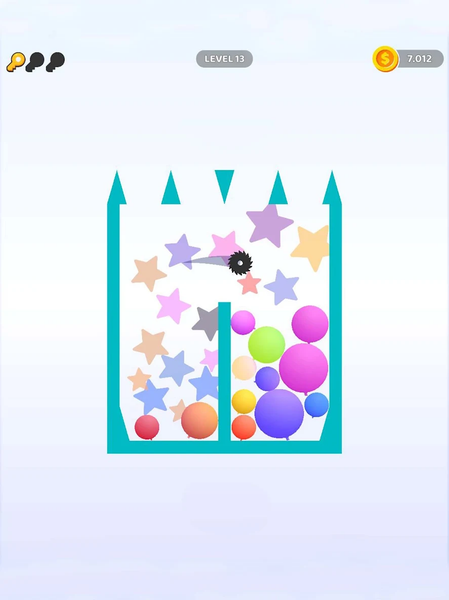 Bounce and pop - Puff Balloon - Gameplay image of android game