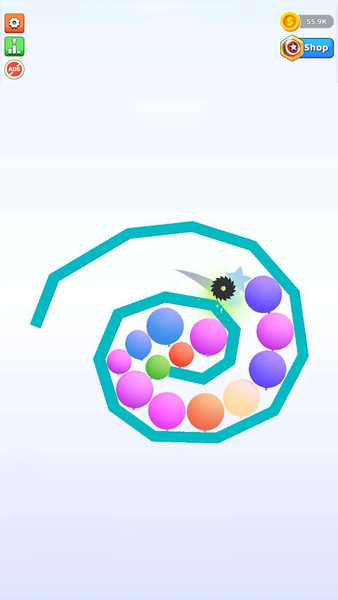 Bounce and pop - Puff Balloon - Gameplay image of android game