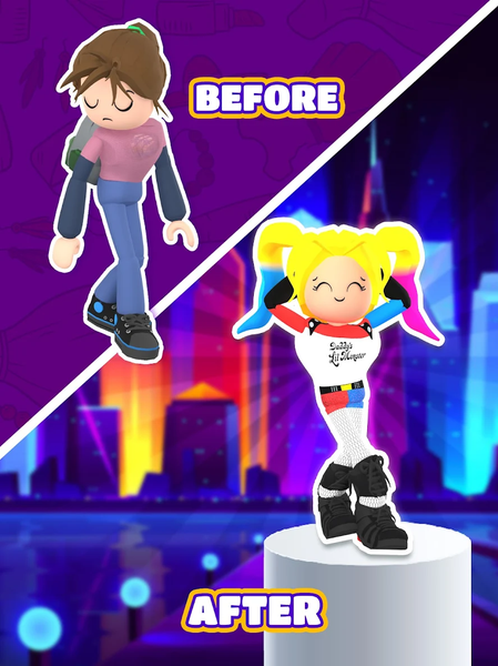 Fashion Famous - Dress Up Game - Gameplay image of android game