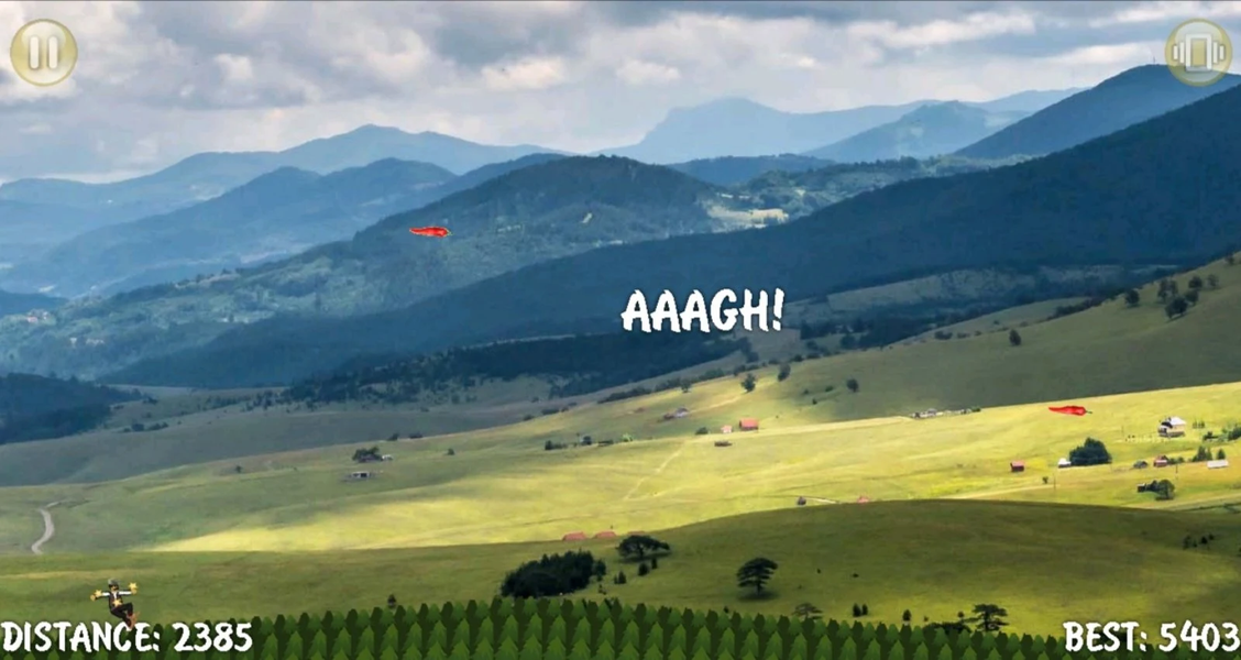 Gedža - Amazing Flying RedNeck - عکس بازی موبایلی اندروید