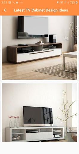 Latest TV Cabinet Design Ideas - Image screenshot of android app