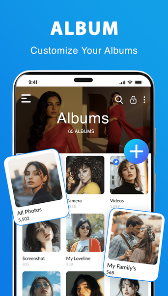 Gallery - Photo Album & Lock - Image screenshot of android app
