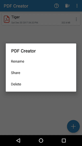 PDF Creator - عکس برنامه موبایلی اندروید