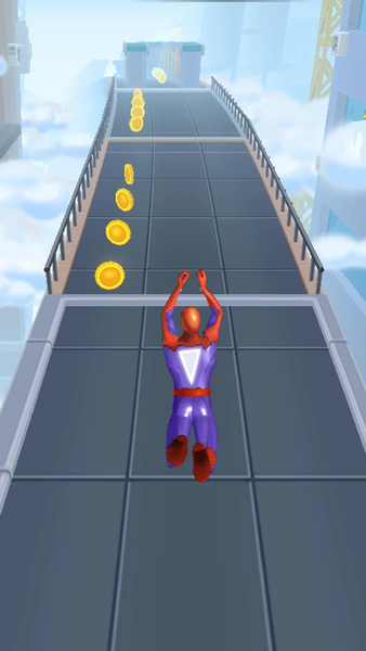Spider Endless Hero Run - Gameplay image of android game