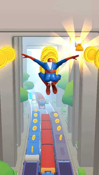 Spider Endless Hero Run - Gameplay image of android game