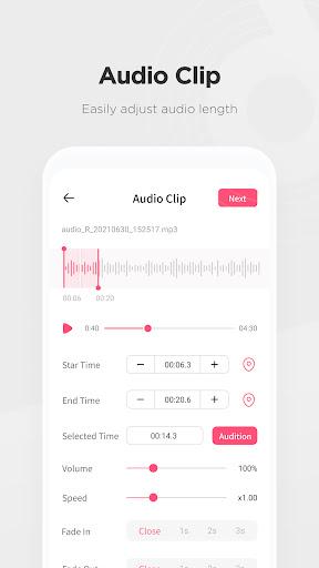 Audio Editor - عکس برنامه موبایلی اندروید