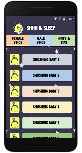 Shhh & Sleep - عکس برنامه موبایلی اندروید