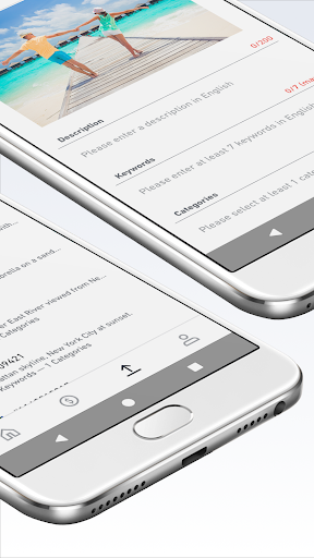 Shutterstock Contributor - عکس برنامه موبایلی اندروید