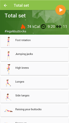Full body workout - Lose weigh - عکس برنامه موبایلی اندروید