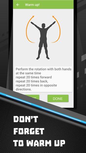 50 Pull-ups workout BeStronger - Image screenshot of android app