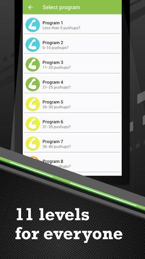 ۱۰۰ Pushups workout BeStronger - عکس برنامه موبایلی اندروید