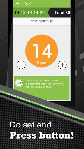 ۱۰۰ Pushups workout BeStronger - عکس برنامه موبایلی اندروید