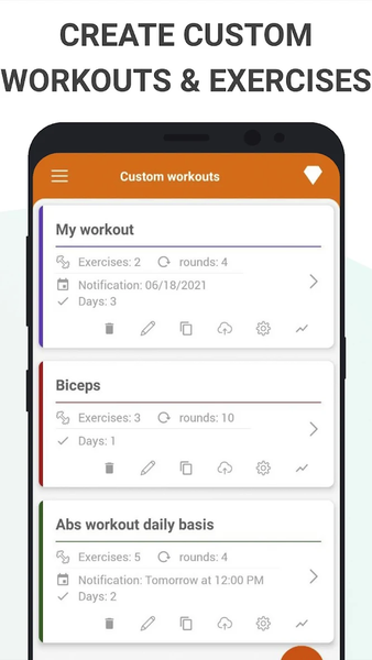 Home workouts BeStronger - عکس برنامه موبایلی اندروید