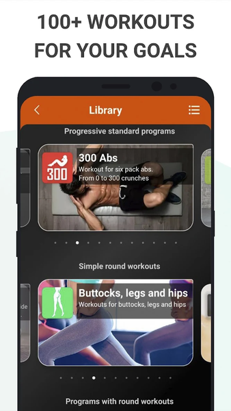 Home workouts BeStronger - Image screenshot of android app