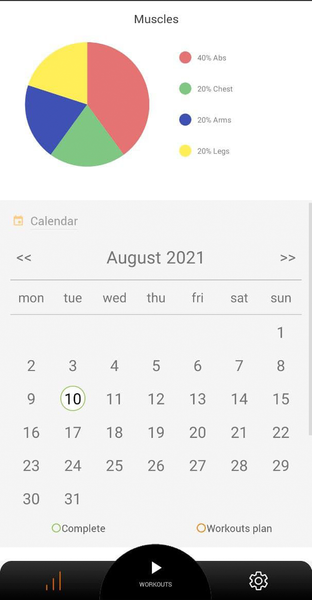 Workout ۷ - عکس برنامه موبایلی اندروید