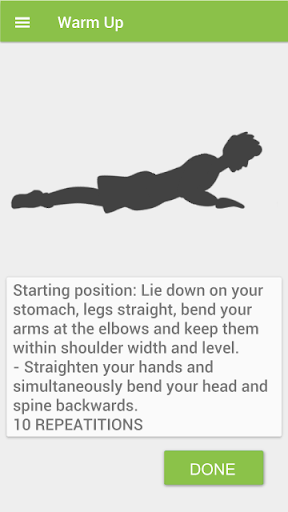 Stretching training - عکس برنامه موبایلی اندروید