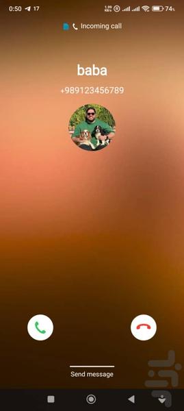 Escape Call - Image screenshot of android app