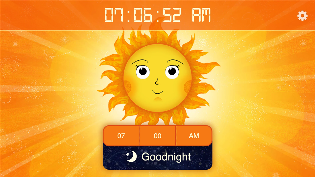 Sun to Moon Sleep Clock Lite - عکس برنامه موبایلی اندروید