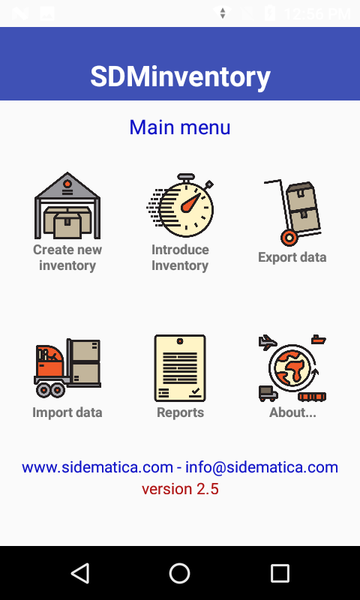 SDM warehouse inventory - Image screenshot of android app