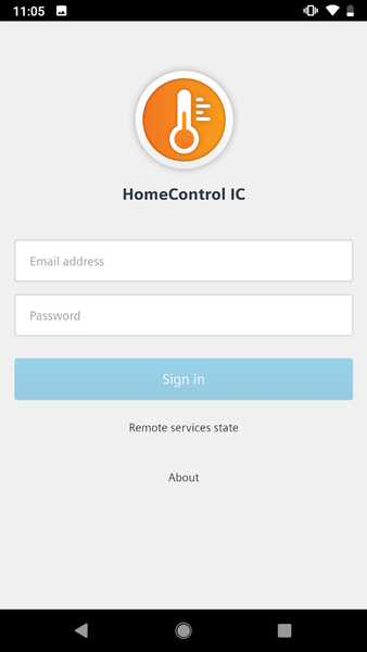 HomeControl IC - Image screenshot of android app