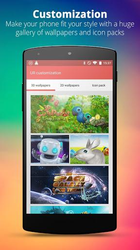 UR 3D Launcher - Image screenshot of android app