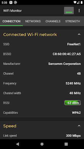 WiFi Monitor: network analyzer - عکس برنامه موبایلی اندروید