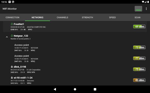 WiFi Monitor: network analyzer - عکس برنامه موبایلی اندروید