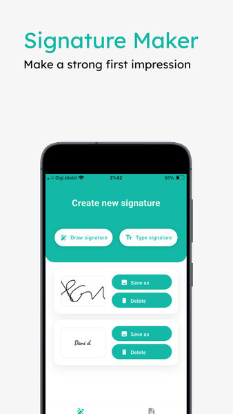 Signature Maker to My Name - Image screenshot of android app