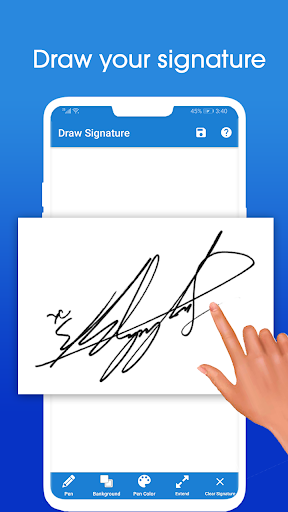 Signature Maker - Digital Signature Creator - Image screenshot of android app