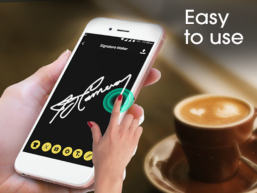 Signature Maker: Create Sign - عکس برنامه موبایلی اندروید