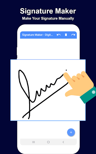 Signature Maker & digital sign - عکس برنامه موبایلی اندروید