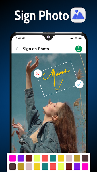 Signature Maker: Sign Creator - عکس برنامه موبایلی اندروید