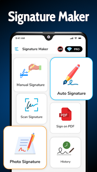 Signature Maker: Sign Creator - عکس برنامه موبایلی اندروید