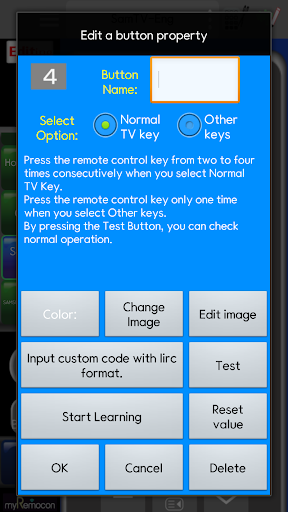 MyRemocon (IR Remote Control) - Image screenshot of android app