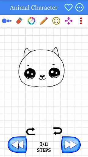 How to Draw Kawaii Animals - عکس برنامه موبایلی اندروید