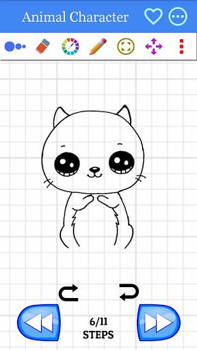 How to Draw Kawaii Animals - عکس برنامه موبایلی اندروید