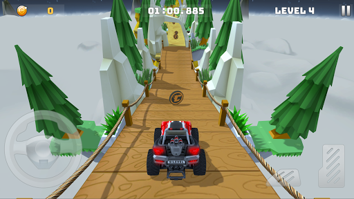 Mountain Climb: Stunt Car Game - Gameplay image of android game