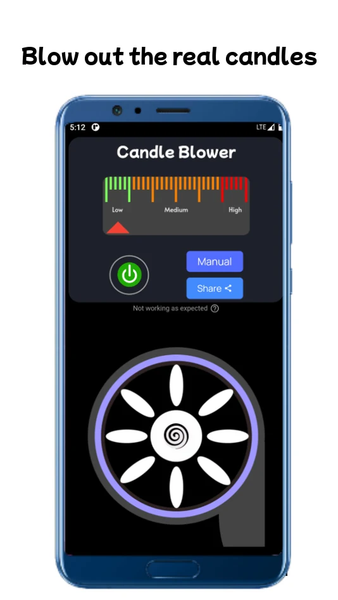 Blower - Candle Blower Lite - Gameplay image of android game